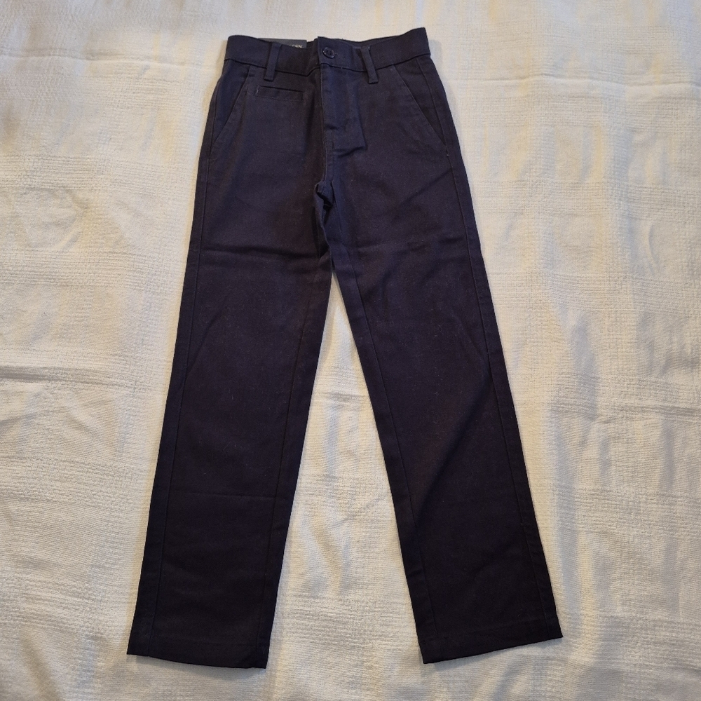 U.S. Polo Assn boys chino size 6 navy blue, NWT